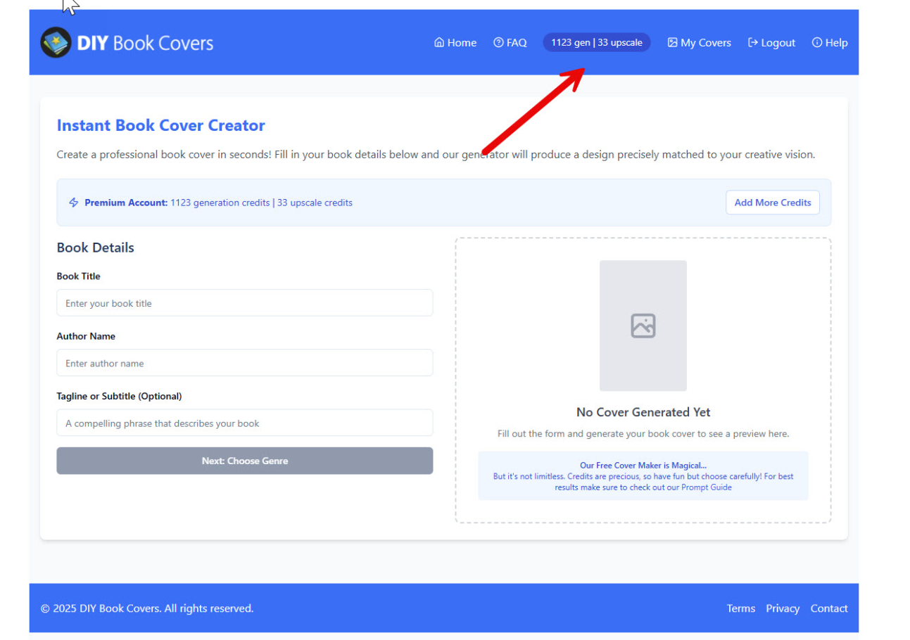 Book cover creator